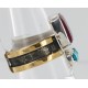 .925 Sterling Silver And 12kt Gold Filled Handmade Certified Authentic Navajo Turquoise, Sugilite Native American Ring 12691-3 .925 Sterling Silver And 12kt Gold Filled Handmade Certified Authentic Navajo Turquoise, Sugilite Native American Ring 12691-3