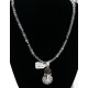 Vintage Style OLD Buffalo Coin 1935 Certified Authentic Navajo .925 Sterling Silver LAPIS Native American Necklace 15928-1