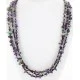 3 Strand Navajo .925 Sterling Silver Turquoise and AMETHYST Native American Necklace 15980-3 3 Strand Navajo .925 Sterling Silver Turquoise and AMETHYST Native American Necklace 15980-3