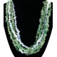 Large Certified Authentic 6 Strand Navajo .925 Sterling Silver Natural Turquoise Jade and Opalite Native American Necklace 16012