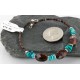 Certified Authentic Navajo Turquoise and Jasper Native American WRAP Bracelet 12742-3