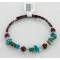 Navajo Turquoise and Jasper Adjustable Wrap Bracelet 12740-5 Navajo Turquoise and Jasper Adjustable Wrap Bracelet 12740-5