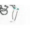 Certified Authentic 2 Strand Navajo .925 Sterling Silver Turquoise and Hematite Native American Necklace 16008
