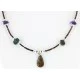 Delicate Navajo .925 Sterling Silver Heishi Amethyst and Turquoise Native American Necklace 750160 Delicate Navajo .925 Sterling Silver Heishi Amethyst and Turquoise Native American Necklace 750160