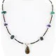 Delicate Navajo .925 Sterling Silver Heishi Amethyst and Turquoise Native American Necklace 750160 Delicate Navajo .925 Sterling Silver Heishi Amethyst and Turquoise Native American Necklace 750160