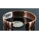 Handmade Certified Authentic Navajo Pure .925 Sterling Silver and Copper Native American Bracelet 12731