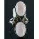 Handmade Certified Authentic Navajo .925 Sterling Silver Mother of Pearl Native American Ring  16971