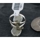 Handmade Certified Authentic Navajo .925 Sterling Silver Mother of Pearl Native American Ring  16971