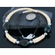 Certified Authentic Navajo .925 Sterling Silver Graduated Heishi Turquoise Native American Necklace 25239
