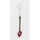 Navajo .925 Sterling Silver Hooks Natural CORAL and Heishi Hoop Native American Earrings 18059 Navajo .925 Sterling Silver Hooks Natural CORAL and Heishi Hoop Native American Earrings 18059