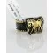 .925 Sterling Silver & 12kt Gold Filled Navajo Horse Ring 12659-1 .925 Sterling Silver & 12kt Gold Filled Navajo Horse Ring 12659-1