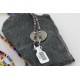 Certified Authentic 8 Strand Navajo .925 Sterling Silver Beaded Native American Necklace 15990