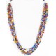 Certified Authentic 8 Strand Navajo .925 Sterling Silver Beaded Native American Necklace 15990