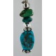 Certified Authentic Navajo .925 Hook Turquoise Native American Earrings 18056
