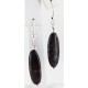 Certified Authentic Navajo .925 Sterling Silver Hooks Natural JASPER Native American Earrings 18054