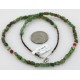 Certified Authentic Navajo .925 Sterling Silver Turquoise Coral Native American Necklace 15781