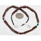Certified Authentic Navajo .925 Sterling Silver Turquoise Jasper Native American Necklace 15995