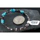 Certified Authentic Navajo Turquoise and Hematite Native American WRAP Bracelet 12717