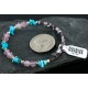 Certified Authentic Navajo Turquoise and QUARTZ Native American WRAP Bracelet 12720