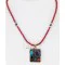 Handmade Navajo .925 Sterling Silver 12kt Gold Filled Multicolor Turquoise Sujulite Onyx Lapis Coral Native American Necklace 24339-1