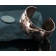 Handmade Certified Authentic Navajo Handstamped Copper Native American Bracelet 12700-5 Handmade Certified Authentic Navajo Handstamped Copper Native American Bracelet 12700-5
