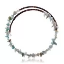 Agate Navajo Native American Adjustable Choker Wrap Necklace 25563