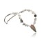 Arrowhead Certified Authentic Navajo .925 Sterling Silver White Howlite Native American Necklace 15341-17