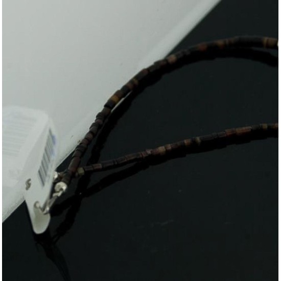 ArrowheadCertified Authentic Navajo .925 Sterling Silver Turquoise, Jasper Native American Necklace 370840033806