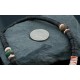 Certified Authentic Navajo .925 Sterling Silver Graduated Heishi, Natural Turquoise Native American Necklace 370819474808