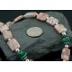 Certified Authentic Navajo Native .925 Sterling Silver Natural Jasper, Turquoise DROP Native American Necklace 15341-19