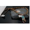 Certified Authentic Navajo .925 Sterling Silver Natural Turquoise and Tigers Eye Native American Necklace 390609530016