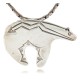 Bear Certified Authentic Navajo .925 Sterling Pin and Pendant Native American Necklace 24268-102261