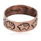 Bear Handmade Certified Authentic Navajo Native American Pure Copper Ring Size 8 17092-12 Bear Handmade Certified Authentic Navajo Native American Pure Copper Ring Size 8 17092-12