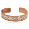 Bear Handmade Certified Authentic Navajo Pure .925 Sterling Silver and Copper Native American Bracelet 12762-74