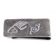 Bear Paw .925 Sterling Silver Ray Begay Certified Authentic Handmade Navajo Native American Money Clip  13194-10