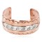 Bear Paw Navajo .925 Sterling Silver Certified Authentic Handmade Native American Pure Copper Bracelet 92006-4