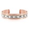 Bear paw Navajo .925 Sterling Silver Handmade Certified Authentic Pure Copper Native American Bracelet 18128-3