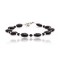 Black Onyx Nickel Certified Authentic Navajo Native American Link Bracelet 12928-2