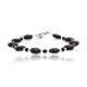 Black Onyx Nickel Navajo Native American Link Bracelet 12928-2 Black Onyx Nickel Navajo Native American Link Bracelet 12928-2