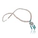 BUFFALO $350 Handmade Certified Authentic Navajo .925 Sterling Silver Spiny Oyster and Turquoise Native American Necklace 370926164185 BUFFALO $350 Handmade Certified Authentic Navajo .925 Sterling Silver Spiny Oyster and Turquoise Native American Necklace 370926164185