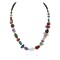 Butterfly Certified Authentic Navajo .925 Sterling Silver Natural Multicolor Stones Native American Necklace 15778-00