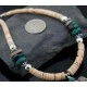 Carved Bear Navajo .925 Sterling Silver Graduated Melon Shell and Turquoise Native American Necklace 15778-15 Carved Bear Navajo .925 Sterling Silver Graduated Melon Shell and Turquoise Native American Necklace 15778-15