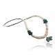 Carved BEAR Fetish Certified Authentic Navajo .925 Sterling Silver Graduated Melon Shell and Turquoise Native American Necklace 390619444165