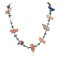 Carved Fetish $250 Large Certified Authentic Navajo .925 Sterling Silver Natural Turquoise Multicolor Stones Native American Necklace 25269