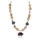 Carved Fetish Bear .925 Sterling Silver Certified Authentic Navajo Natural Turquoise Jasper Native American Necklace 25341-3