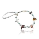 Carved Animal Navajo .925 Sterling Silver Graduated Heishi Turquoise Native American Necklace 390593126020