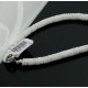 Carved Fetish Certified Authentic Navajo .925 Sterling Silver Graduated Heishi Turquoise Native American Necklace 390593126020