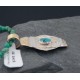 Certified Authentic 12kt Gold Filled .925 Sterling Silver Handmade Mountain Turquoise Native American Necklace 370876018093