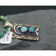 Certified Authentic 12kt Gold Filled and .925 Sterling Silver Handmade Mountain Turquoise Native American Necklace 370915696270
