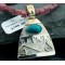 Certified Authentic 12kt Gold Filled and .925 Sterling Silver Handmade Mountain Turquoise Native American Necklace 370924165770